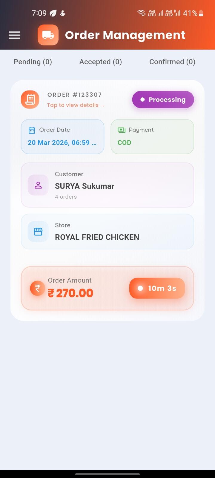 Admin app ui